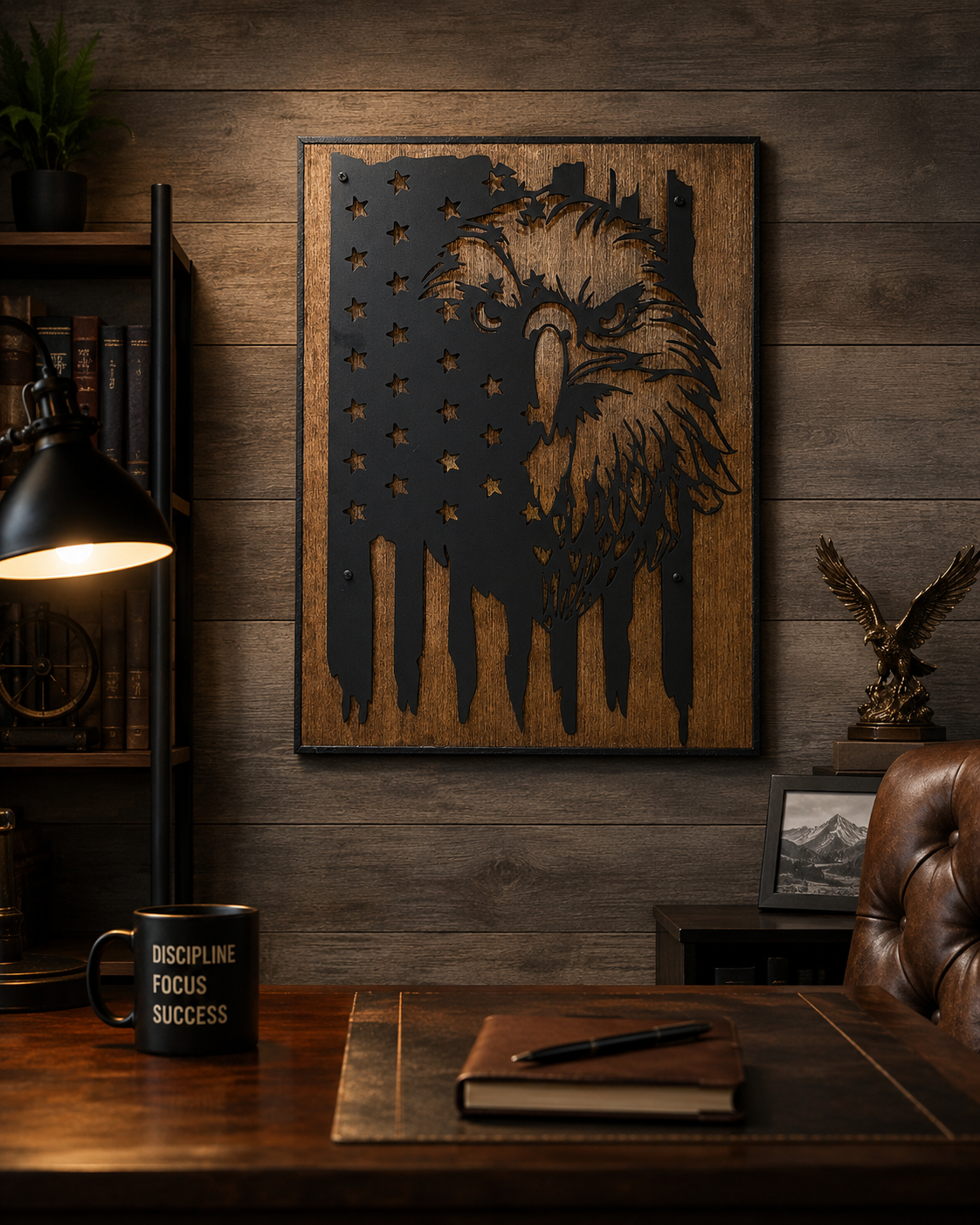 American Flag with Eagle