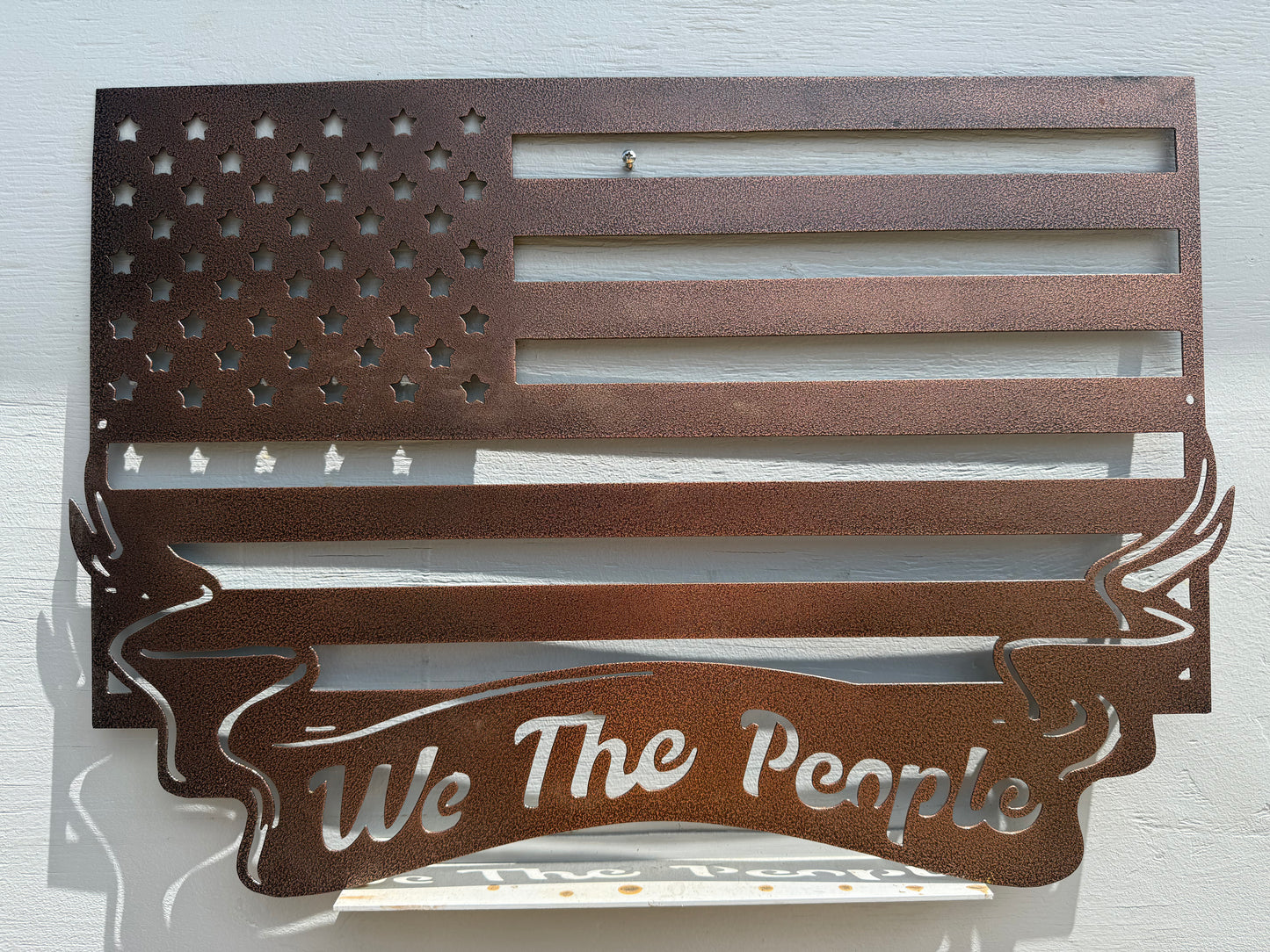 Patriotic "We the People " Sign