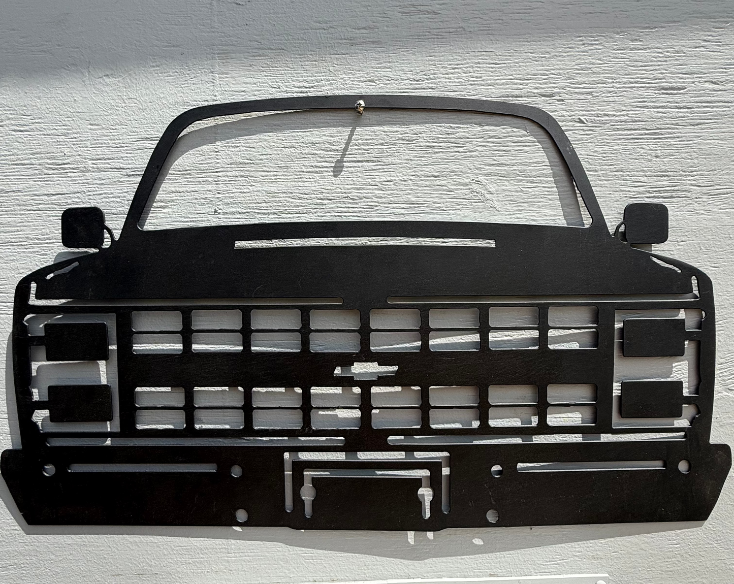 Chevy "square body" pickup truck sign