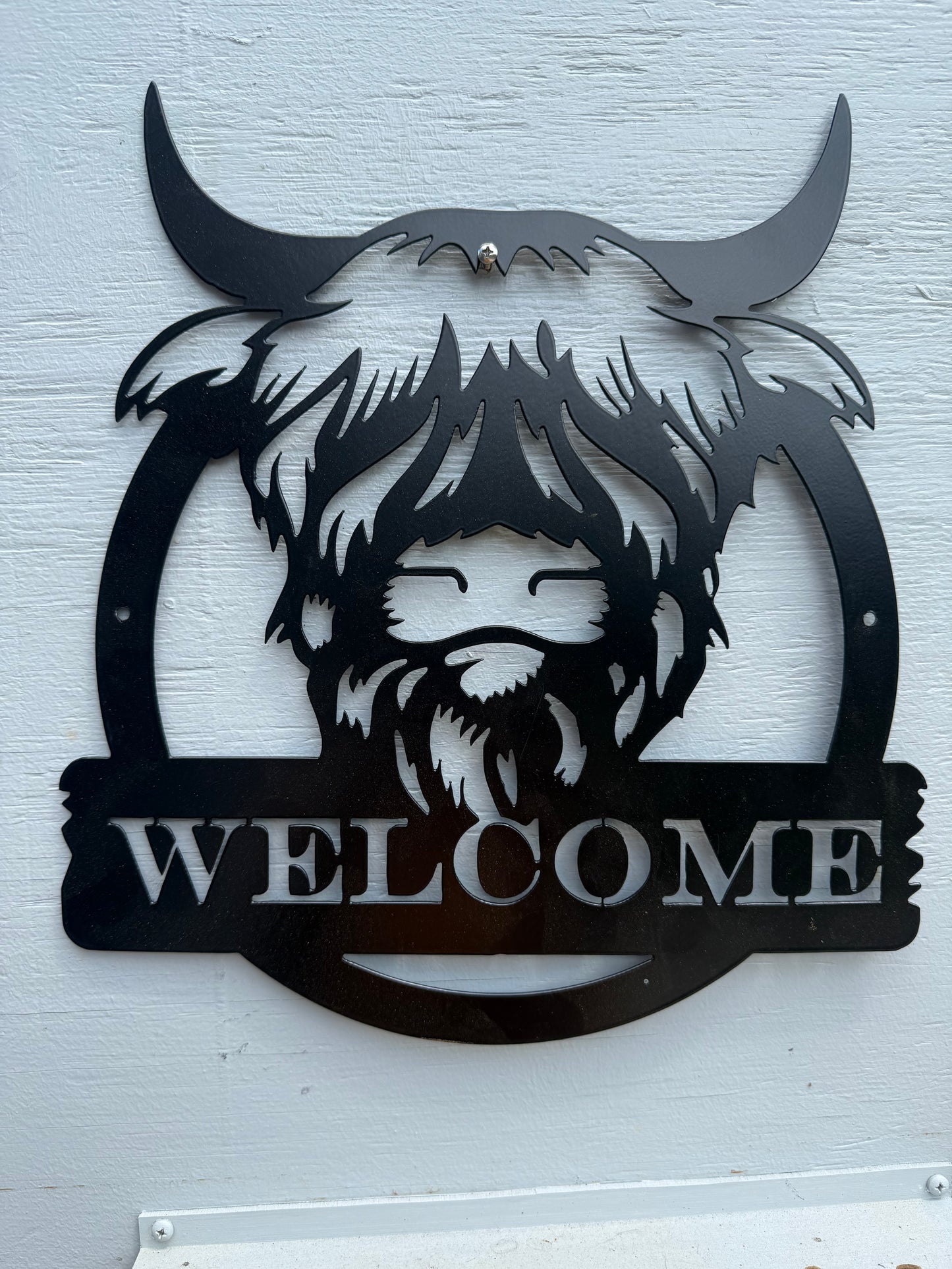 Highland Cow Sign
