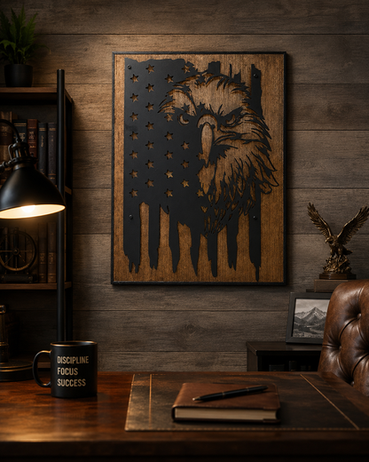 American Flag with Eagle