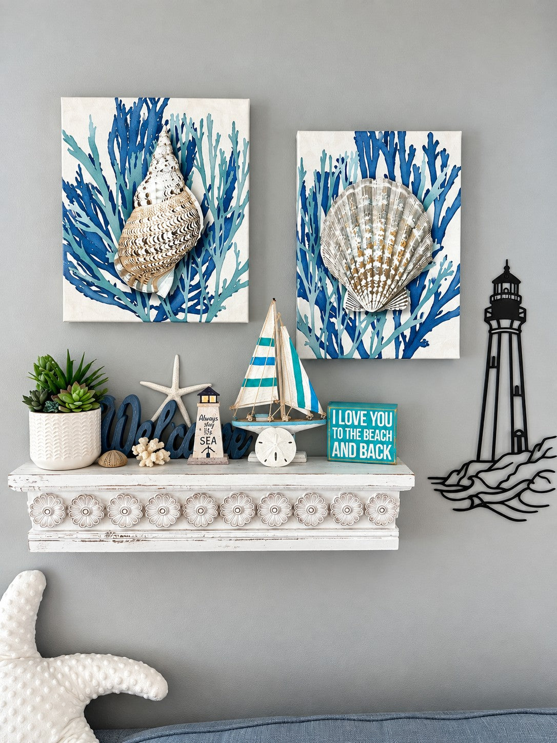 LIGHTHOUSE METAL ART
