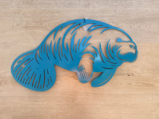 Water blue manatee