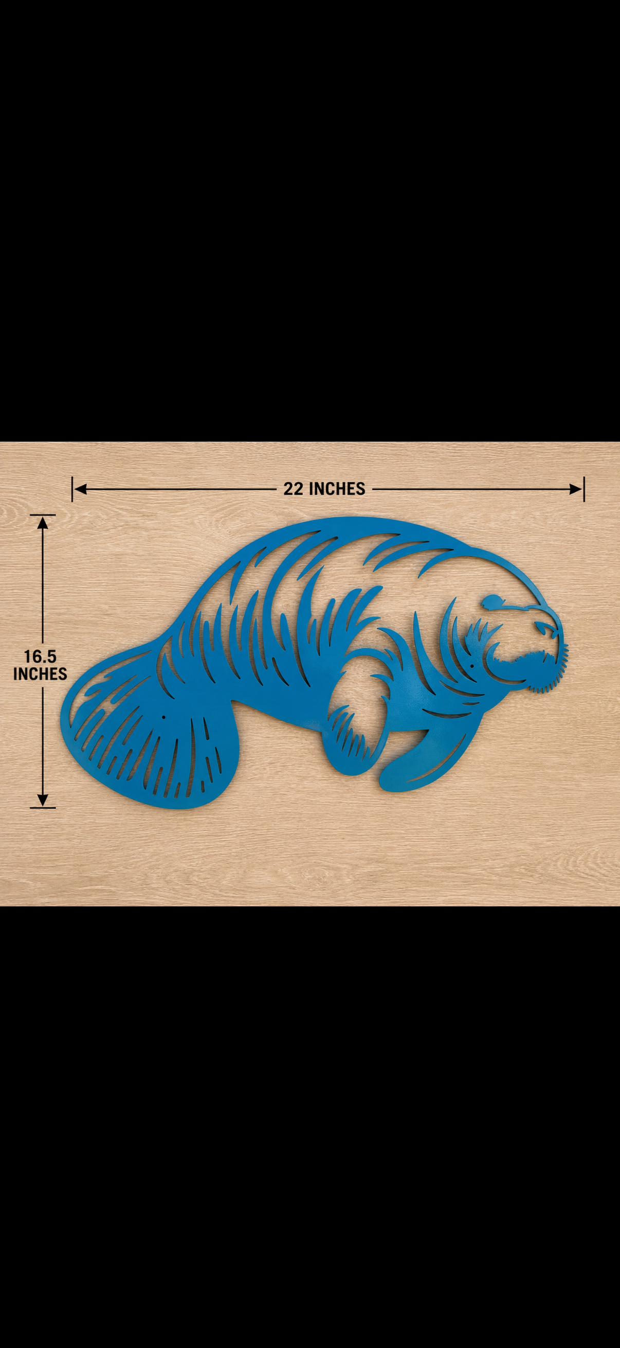 Water blue manatee