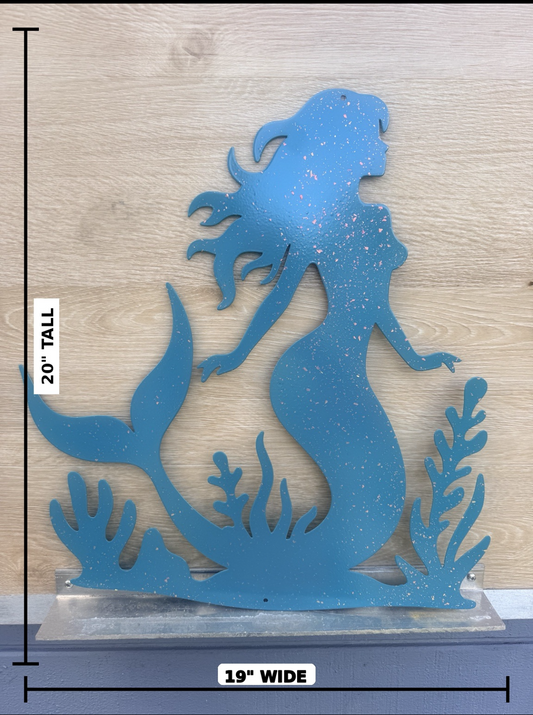 Mermaid Metal Wall Art