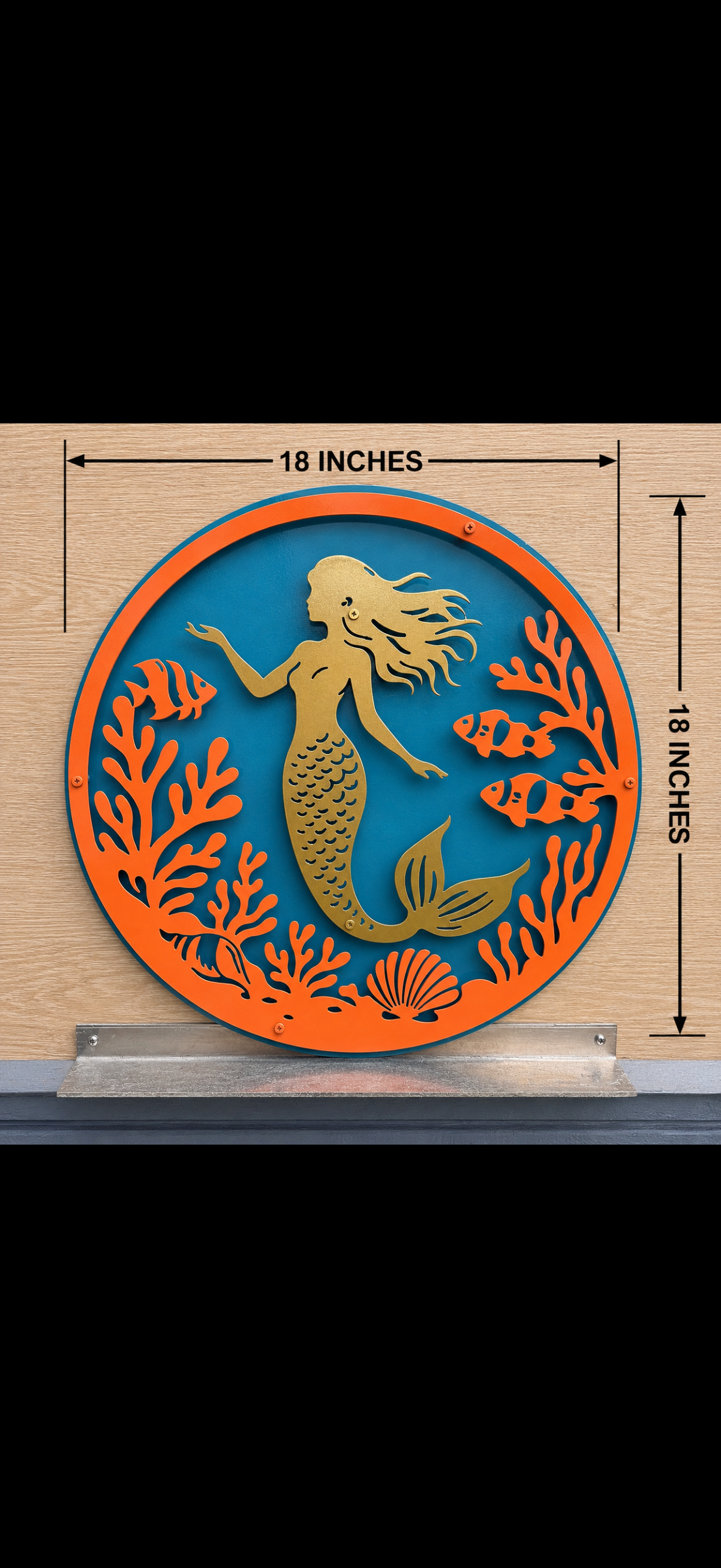 Ocean mermaid scene 3D