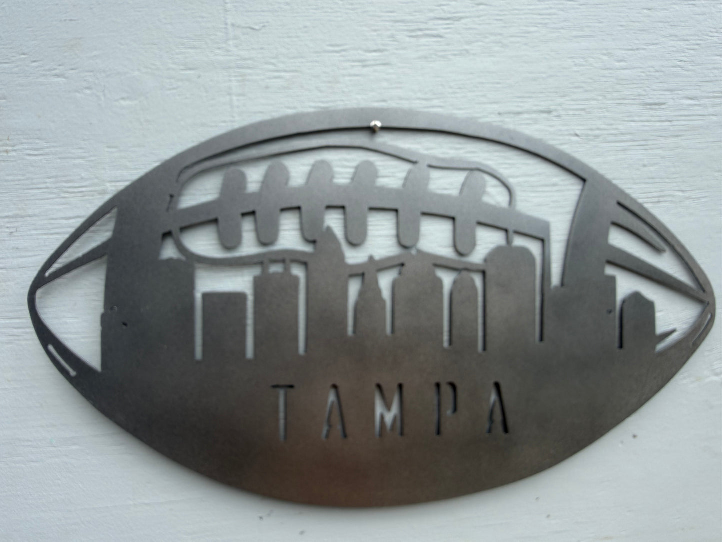 Tampa Football Sign