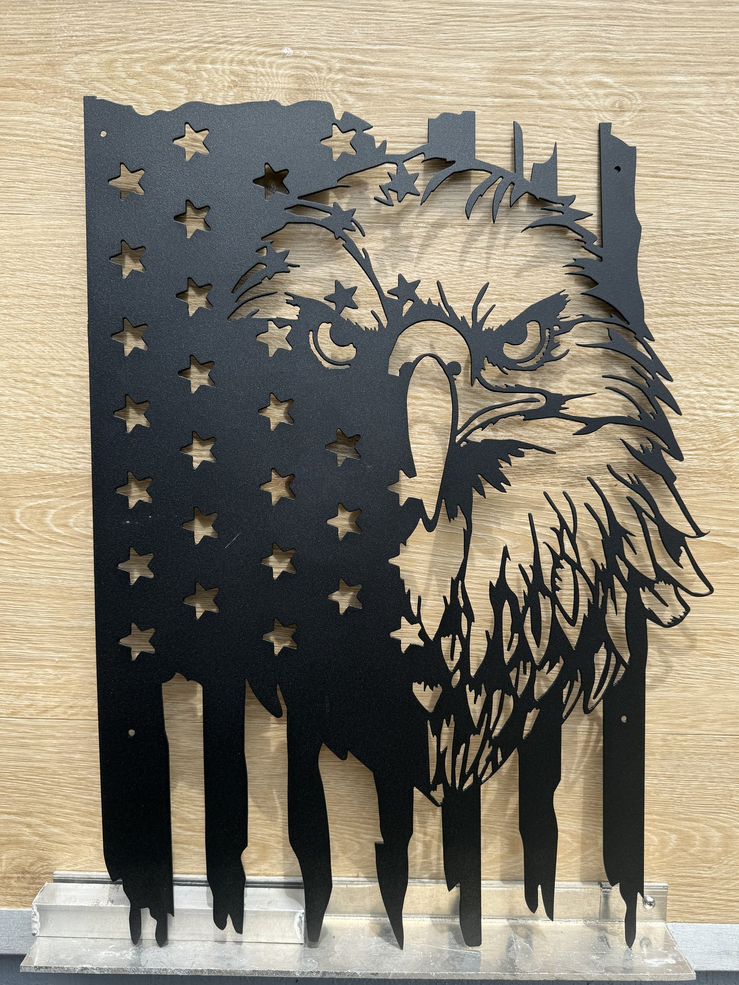 Eagle Flag Metal Sign