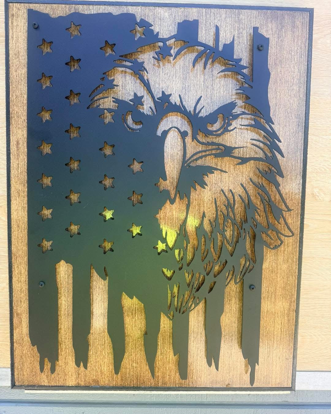 American Flag with Eagle