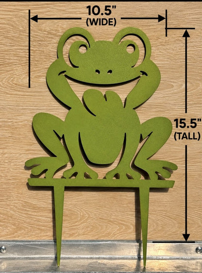 Toad-ally Adorable Frog Yard Stake