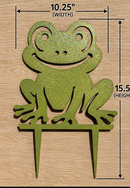 Toad-ally Adorable Frog Yard Stake