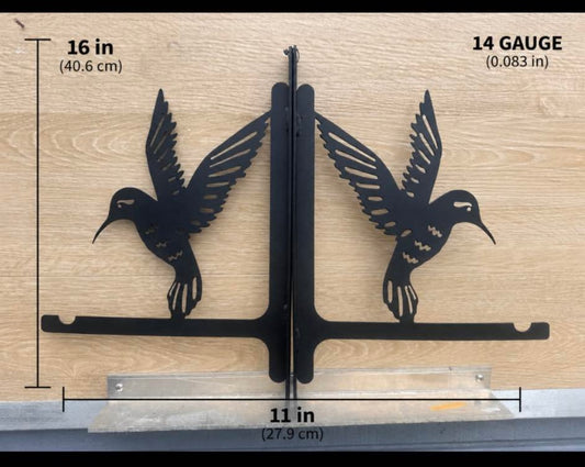 Hummingbird Hanging Plant Brackets