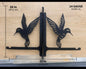 Hummingbird Hanging Plant Brackets