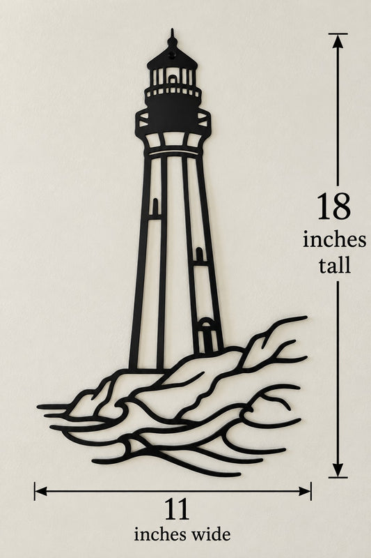 LIGHTHOUSE METAL ART