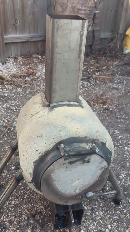 Hybrid rocket stove