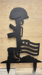 Military Remembrance yard stake