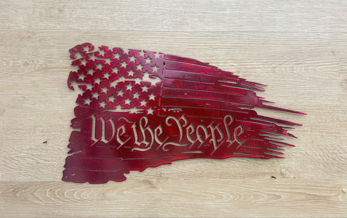 WE THE PEOPLE METAL SIGN